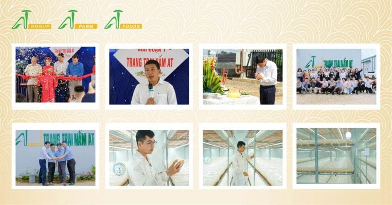 KHÁNH THÀNH TRANG TRẠI NẤM AT VỚI QUY MÔ 4000m2 TẠI TỈNH LÂM ĐỒNG