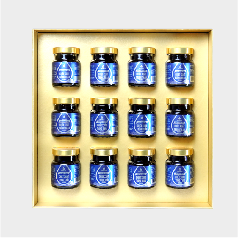 Hộp quà tặng cao cấp GICOMUS 12 hũ x 70ml (840ml)