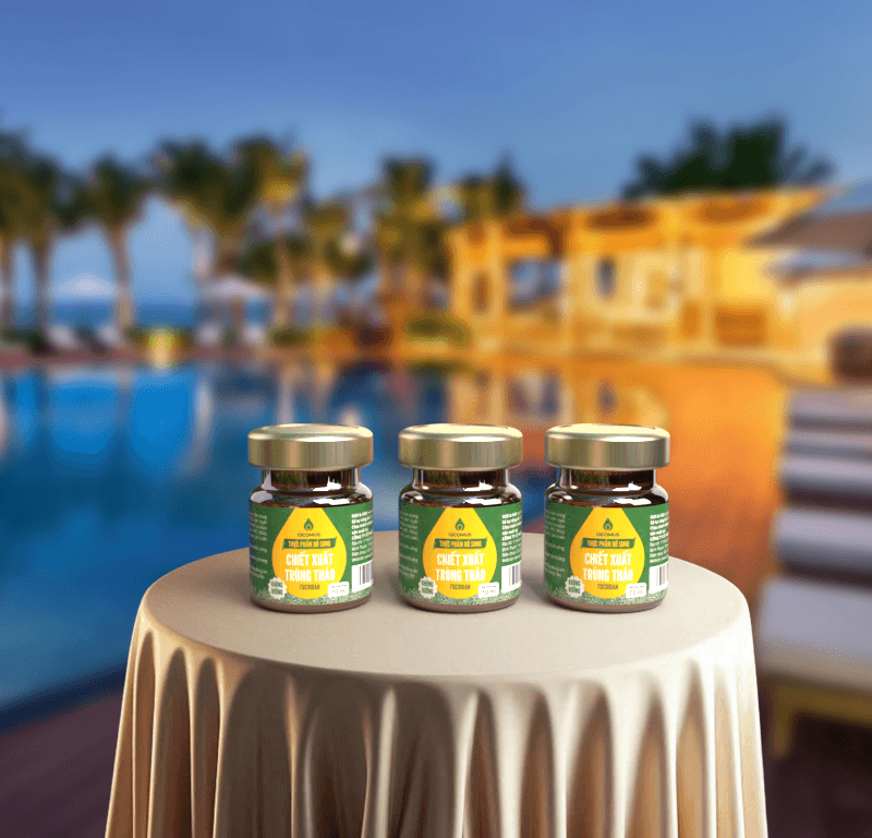 combo 3 nước chiết xuấ trùng thảo fucoidan không đường
