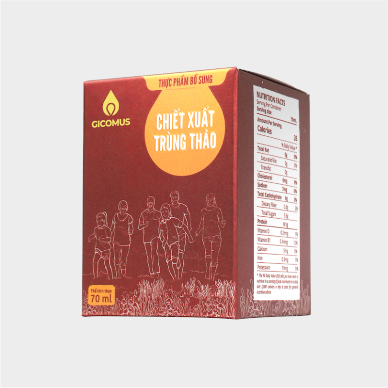 Nước chiết xuất trùng thảo GICOMUS 70ml