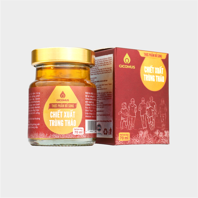 Nước chiết xuất trùng thảo GICOMUS 70ml-04 Nước chiết xuất trùng thảo GICOMUS 70ml