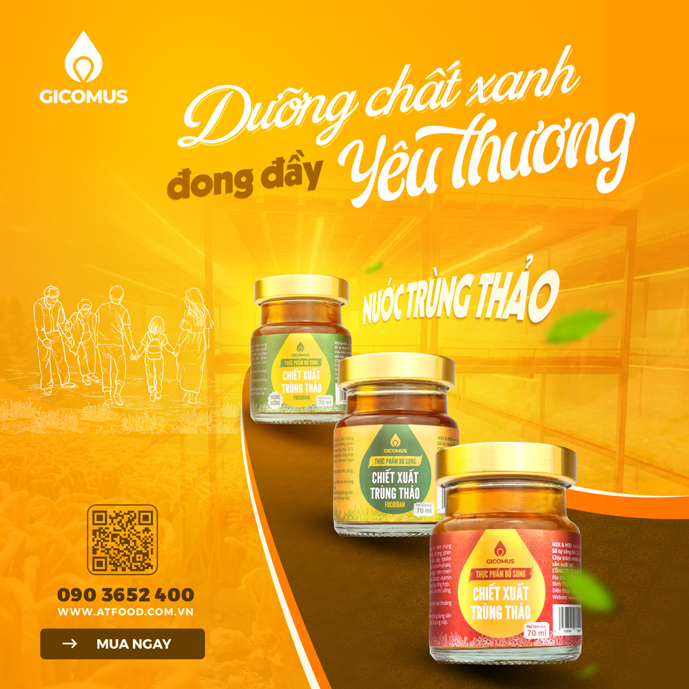 Nước Trùng Thảo Gicomus - Bảo Vệ Sức Khoẻ Ngay Từ Hôm Nay