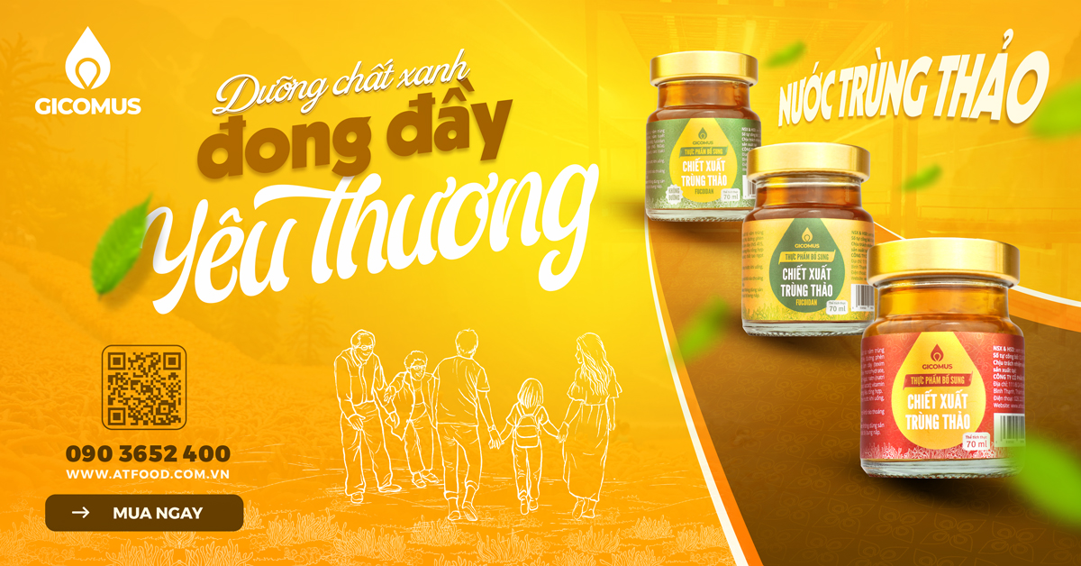 Nước Trùng Thảo Gicomus - Bảo Vệ Sức Khoẻ Ngay Từ Hôm Nay