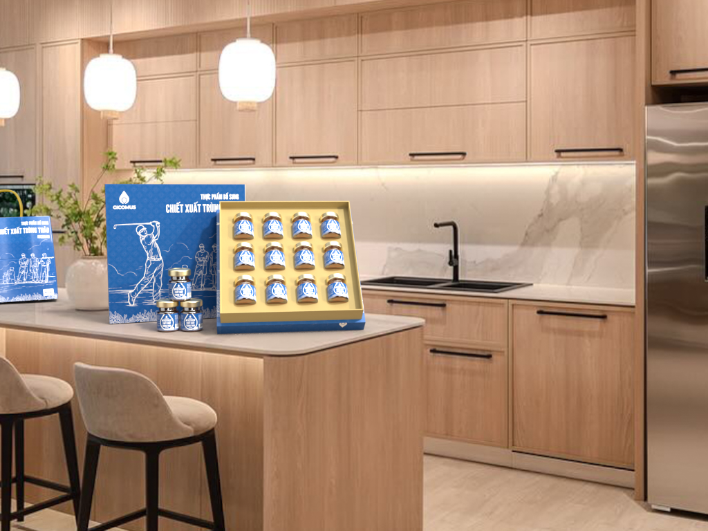 Hộp Quà Tặng Nước Trùng Thảo Gicomus – Dưỡng Chất Xanh Đong Đầy Yêu Thương