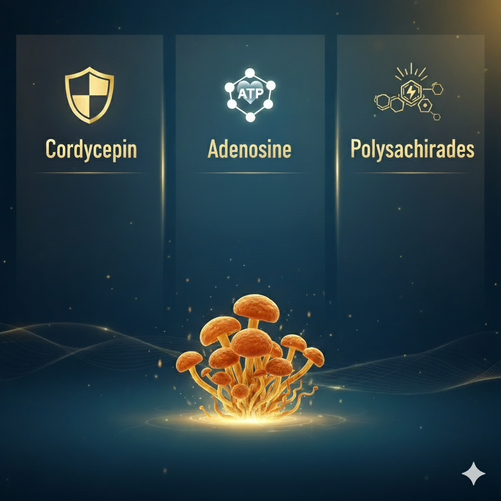 3 Hoạt Chất Quý Hiếm Có Trong Nấm Trùng Thảo