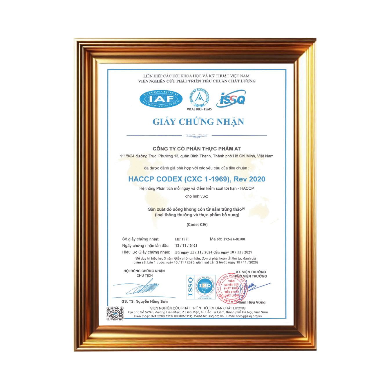 Quy trình sản xuất theo tiêu chuẩn HACCP mà Gicomus đang áp dụng mang lại lợi ích gì?