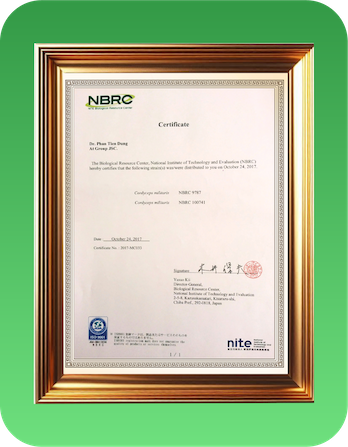 giấy chứng nhận giống nhật bản atfood