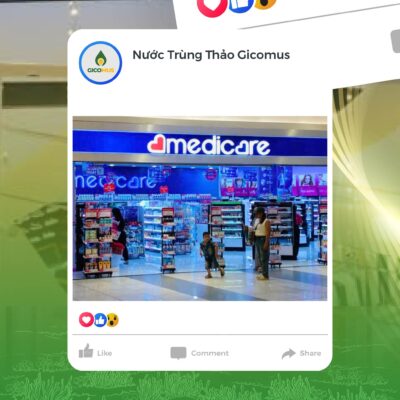 Nước Trùng Thảo Gicomus Chính Thức Có Mặt Tại Medicare