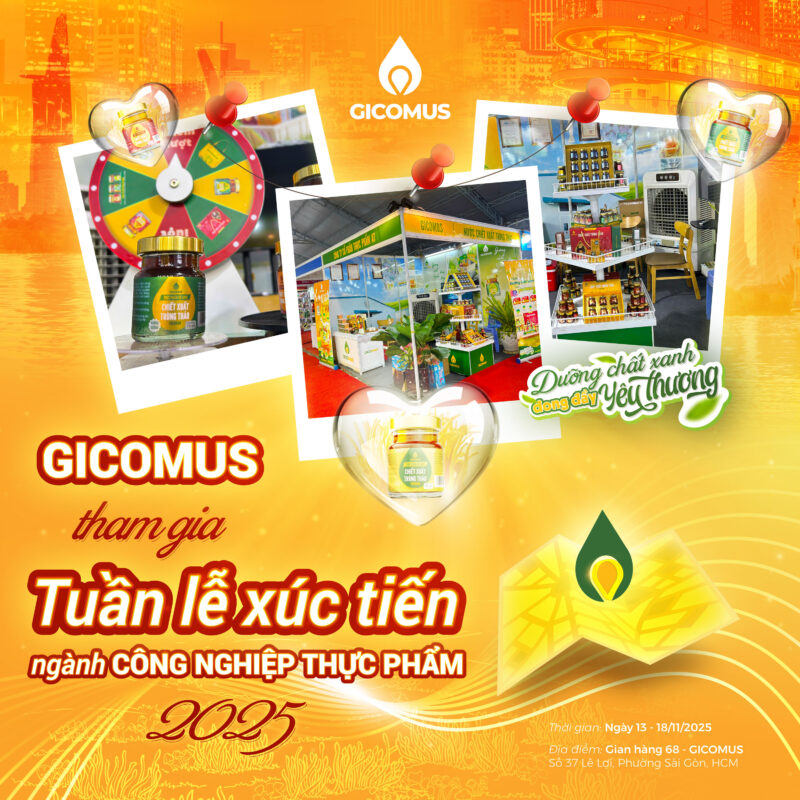 Gicomus tại Tuần lễ Xúc tiến Ngành Công nghiệp Thực phẩm 2025