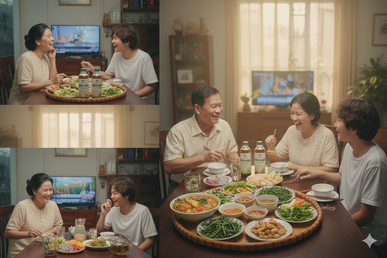 Nhà Tôi Chuyển Sang Sống Xanh Từ Một Bữa Cơm Đơn Giản